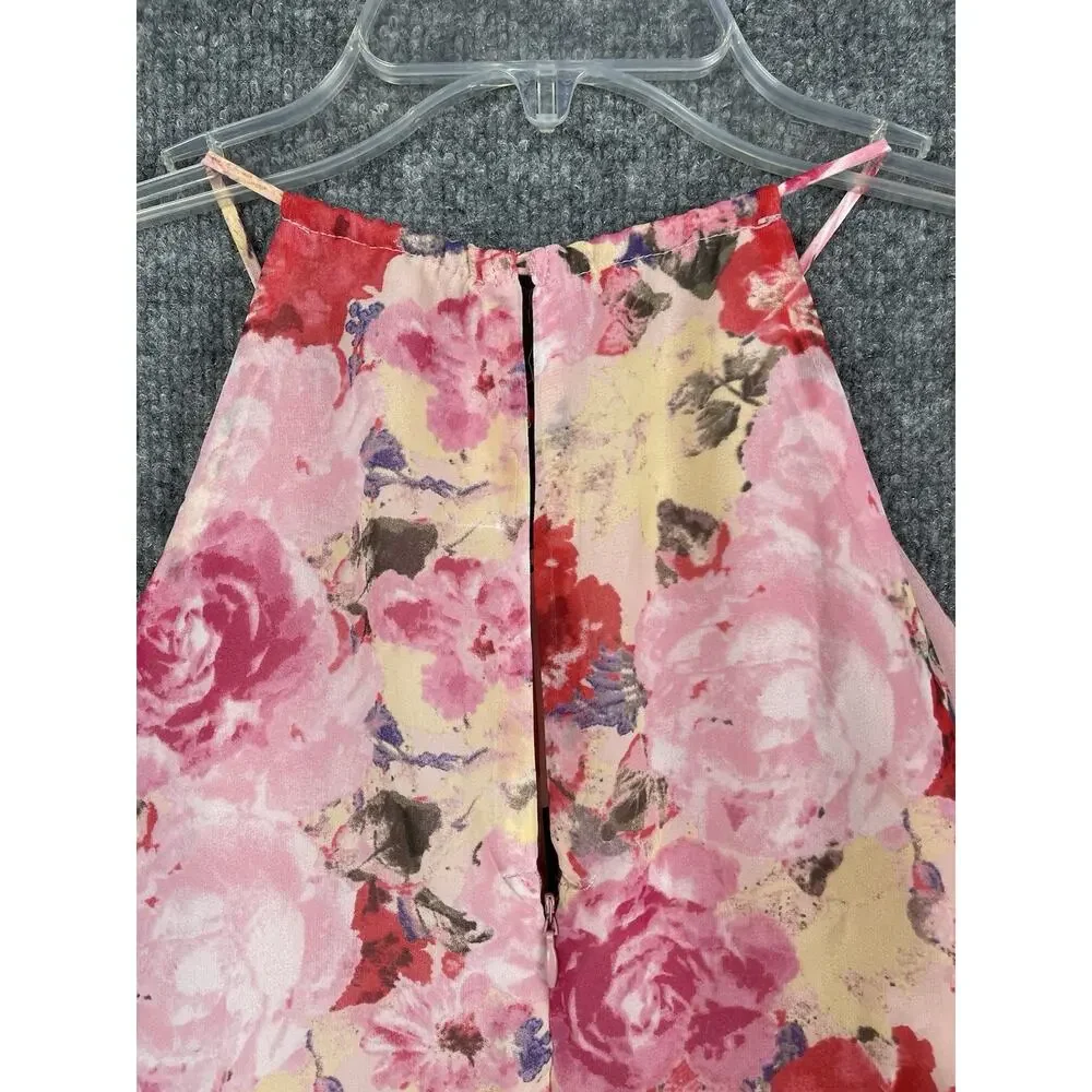 NWT Floret‎ Studios Floral Ruffle Waist dress, size, XL. Spring Summer Gorgeous